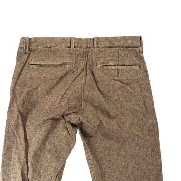 J Crew Men’s soft Chino Brown 484 Slim Fit Pants 31x30 - Picture 5 of 6